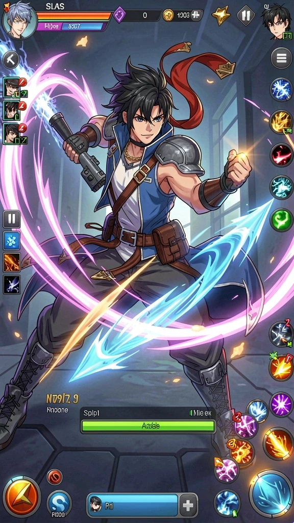 cacor78 - Screenshot dari mode multiplayer yang memperlihatkan pemain bersaing.