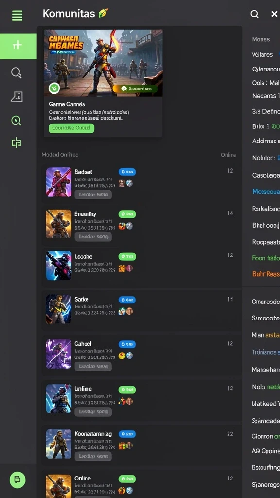rk88 - Tampilan menu utama yang menarik dan intuitif.
